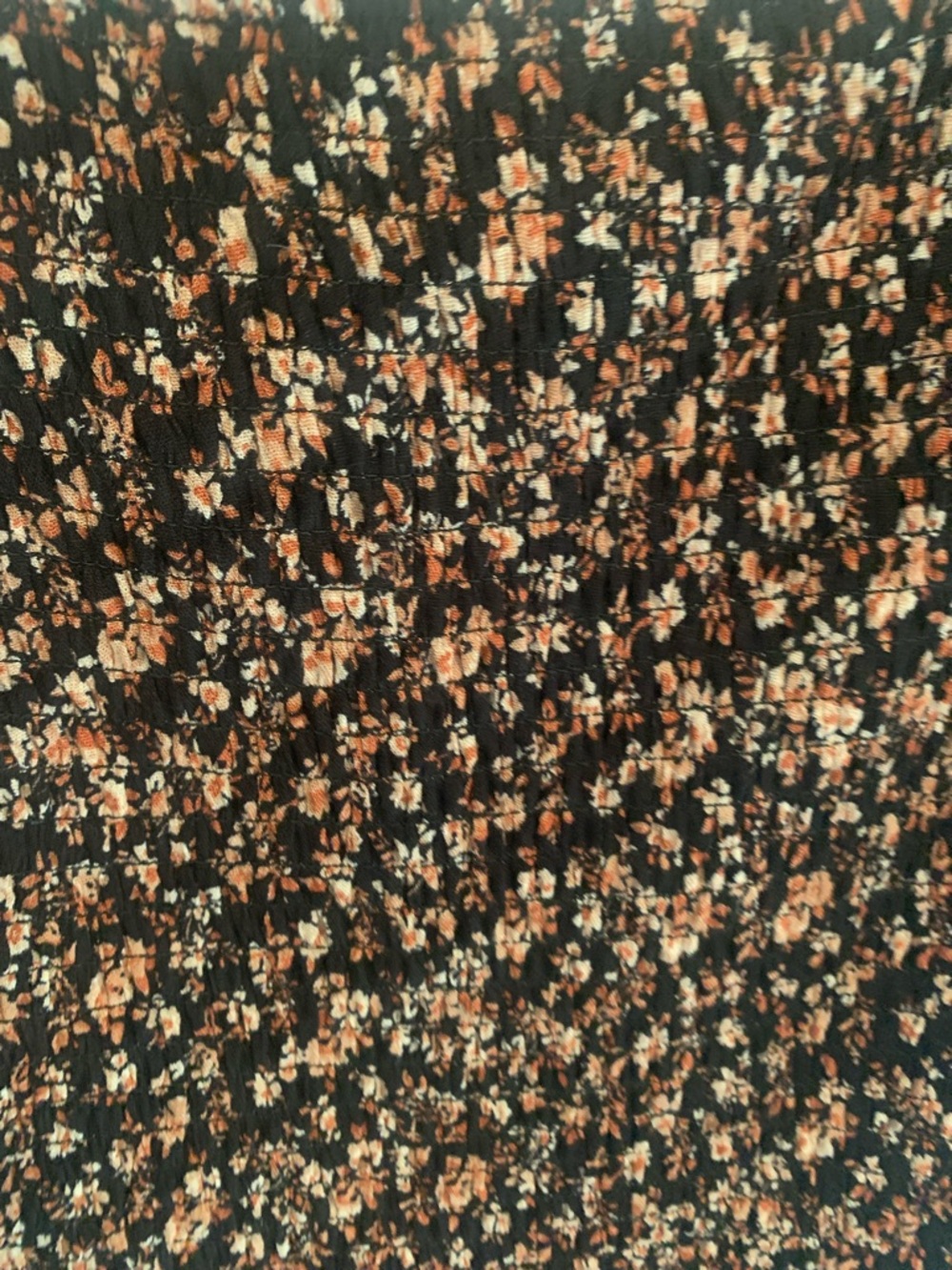 Altar'd State Black Floral Off-Shoulder Mini Dress Size XL - Picture 6 of 6